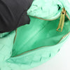 Bottega Veneta Intrecciato Mini Jodie Leather Handbag in Green Secondhand