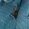 Bottega Veneta Intrecciato Roma Leather Handbag in Blue Secondhand