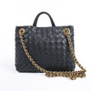 Bottega Veneta Intrecciato Small Andiamo Leather 2Way Handbag in Black Secondhand