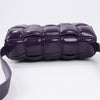 Bottega Veneta Padded Cassette Maxi Intrecciato Leather Shoulder Bag in Purple Secondhand