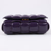 Bottega Veneta Padded Cassette Maxi Intrecciato Leather Shoulder Bag in Purple Secondhand