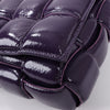 Bottega Veneta Padded Cassette Maxi Intrecciato Leather Shoulder Bag in Purple Secondhand