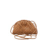 Bottega Veneta The Pouch Mini  Leather Crossbody bag in Brown Secondhand