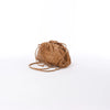Bottega Veneta The Pouch Mini  Leather Crossbody bag in Brown Secondhand
