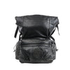 Bottega Veneta Perforated Leather Backpack in Black Secondhand