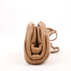 Bottega Veneta Micro The Pouch Leather Crossbody bag in Almond Secondhand