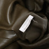 Secondhand Bottega Veneta The Pouch Oversize Leather Clutch Bag in Green