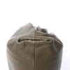 Secondhand Bottega Veneta The Pouch Oversize Leather Clutch Bag in Green