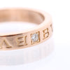 Bvlgari Bvlgari Double Logo 1P Diamond Ring 750(PG) 7.3g 341829 AN854185 Secondhand