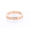Bvlgari Bvlgari Double Logo 1P Diamond Ring 750(PG) 7.3g 341829 AN854185 Secondhand