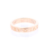 Bvlgari Bvlgari Double Logo 1P Diamond Ring 750(PG) 7.3g 341829 AN854185 Secondhand