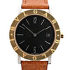 Bvlgari Bvlgari Bvlgari  BB33 SGL L 238436 SS YG Leather QZ Watch with Black Dial Secondhand