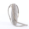BVLGARI Serpenti Cabochon Chain Leather Shoulder Bag in Gray Secondhand