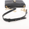 BVLGARI Serpenti Forever Leather Chain Shoulder Bag in Black Secondhand