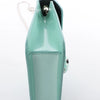 BVLGARI Serpenti Forever Patent Leather Chain Crossbody Bag in Green Secondhand