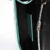 BVLGARI Serpenti Forever Patent Leather Chain Crossbody Bag in Green Secondhand