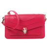 BVLGARI Serpenti Forever Leather Crossbody Bag in Pink Secondhand
