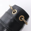 Secondhand BVLGARI Serpenti Leather Chain Crossbody Bag in Black