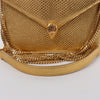 BVLGARI Serpenti Leather Chain Crossbody Bag in Gold Secondhand