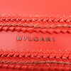 BVLGARI Serpenti Forever Patent Leather Chain Shoulder Bag in Red Secondhand