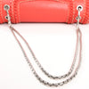 BVLGARI Serpenti Forever Patent Leather Chain Shoulder Bag in Red Secondhand