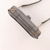 BVLGARI Serpenti Leather Chain Crossbody Bag in Gray Secondhand