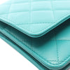 Secondhand Chanel CC Quilted Lambskin Wallet On Chain