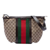 Gucci Medium GG Canvas Web Half Moon Crossbody Secondhand