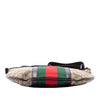 Gucci Medium GG Canvas Web Half Moon Crossbody Secondhand