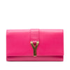 Secondhand Saint Laurent Leather Chyc Ligne Clutch