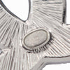 Chanel Stainless Steel Enamel CC Brooch Secondhand