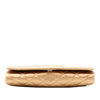 Chanel Quilted Satin Crystal Chain Clutch Secondhand