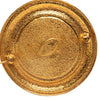 Chanel Gold Plated 31 Rue Cambon Medallion Pin Brooch Secondhand