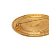 Chanel Gold Plated 31 Rue Cambon Medallion Pin Brooch Secondhand