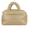 Chanel Quilted Metallic Lambskin Coco Cocoon Bowler Bag Secondhand