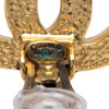 Chanel CC Gold Plated Faux Pearl Clip On Earrings Secondhand