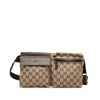 Gucci GG Canvas Double Pocket Belt Bag Secondhand