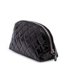 Secondhand Chanel CC Quilted Patent Cosmetic Pouch