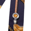 Hermès Cavalcades Silk Twilly Scarf Secondhand