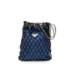 Prada Satin and Leather Net Chain Crossbody Secondhand