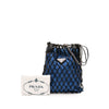 Prada Satin and Leather Net Chain Crossbody Secondhand