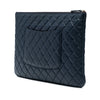 Chanel Large Quilted Caviar O Case Clutch Secondhand