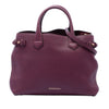 Burberry Medium Leather and House Check Banner Satchel Secondhand