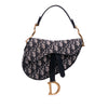 Dior Mini Oblique Canvas Saddle Bag Secondhand