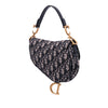 Dior Mini Oblique Canvas Saddle Bag Secondhand