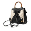 Secondhand Gucci Bicolor Calfskin Bamboo Trapuntata Queen Margaret Backpack