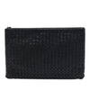 Bottega Veneta Large Nappa Intrecciato Flat Zip Biletto Pouch Secondhand