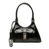 Prada Medium Glossy Calfskin Shoulder Bag Secondhand