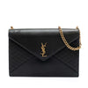 Saint Laurent Quilted Lambskin Monogram Gaby Shoulder Bag Secondhand