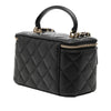 Secondhand Chanel Small Lambskin Top Handle Vanity Case with Chain